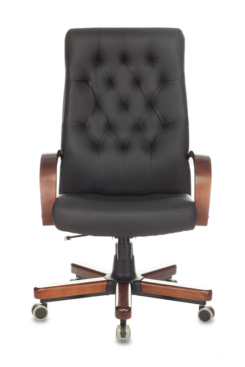 Кресло руководителя Бюрократ T-9928WALNUT/ECO экокожа